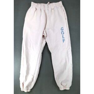 Tyler The Creator Golf Wang Logo Men’s Sweatpants Sz M Pink Fleece Joggers